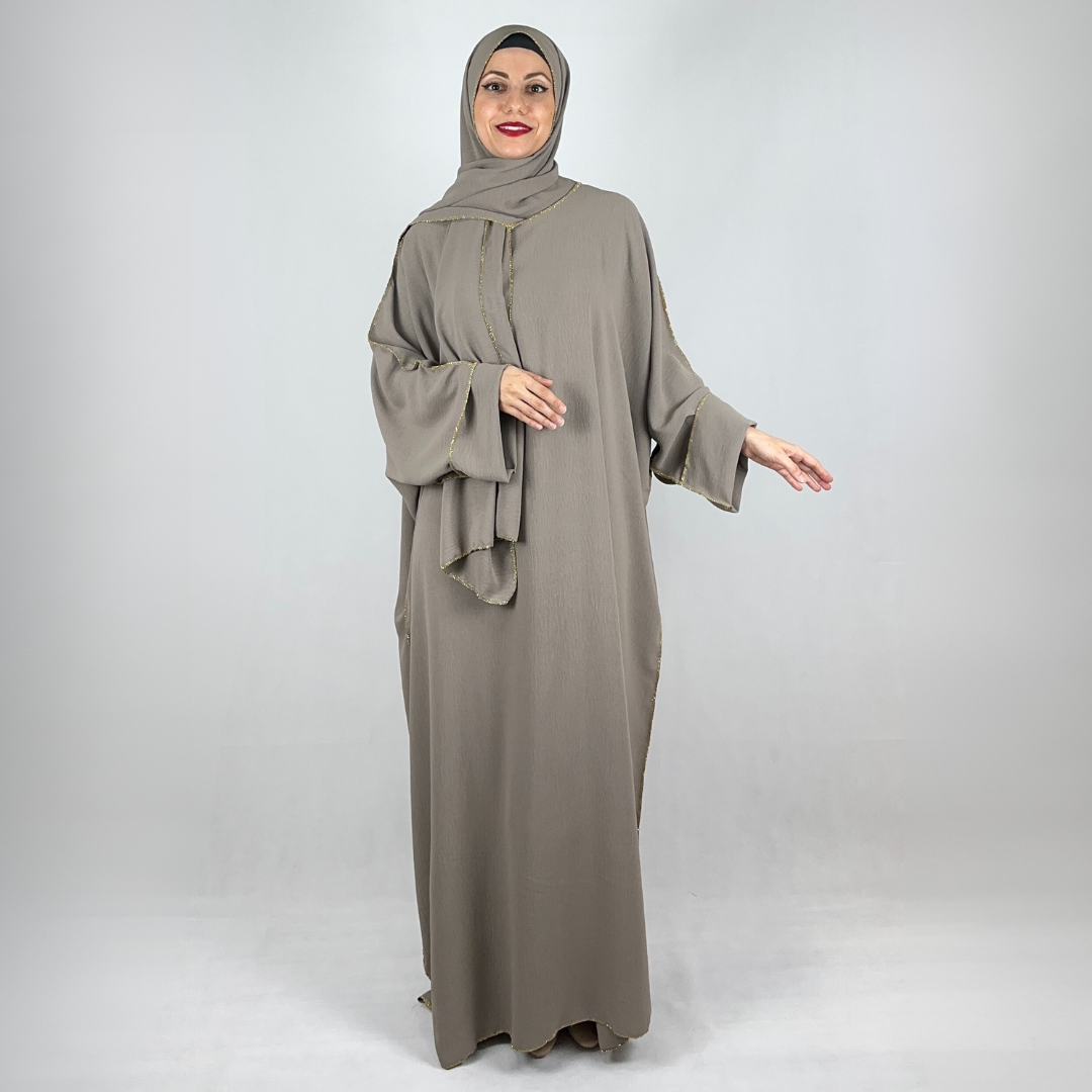 Ruqaya Abaya mit integriertem Kopftuch