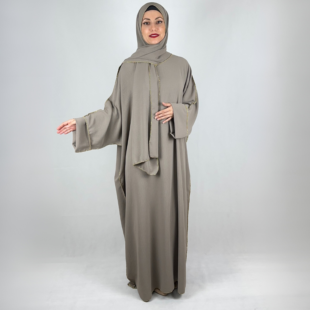 Ruqaya Abaya mit integriertem Kopftuch