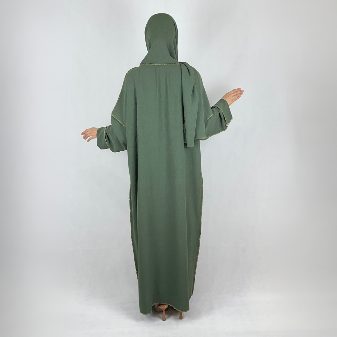 Ruqaya Abaya mit integriertem Kopftuch