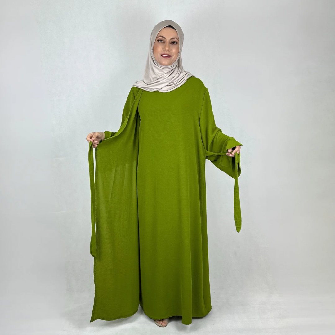 Samra Abaya in Wickeloptik