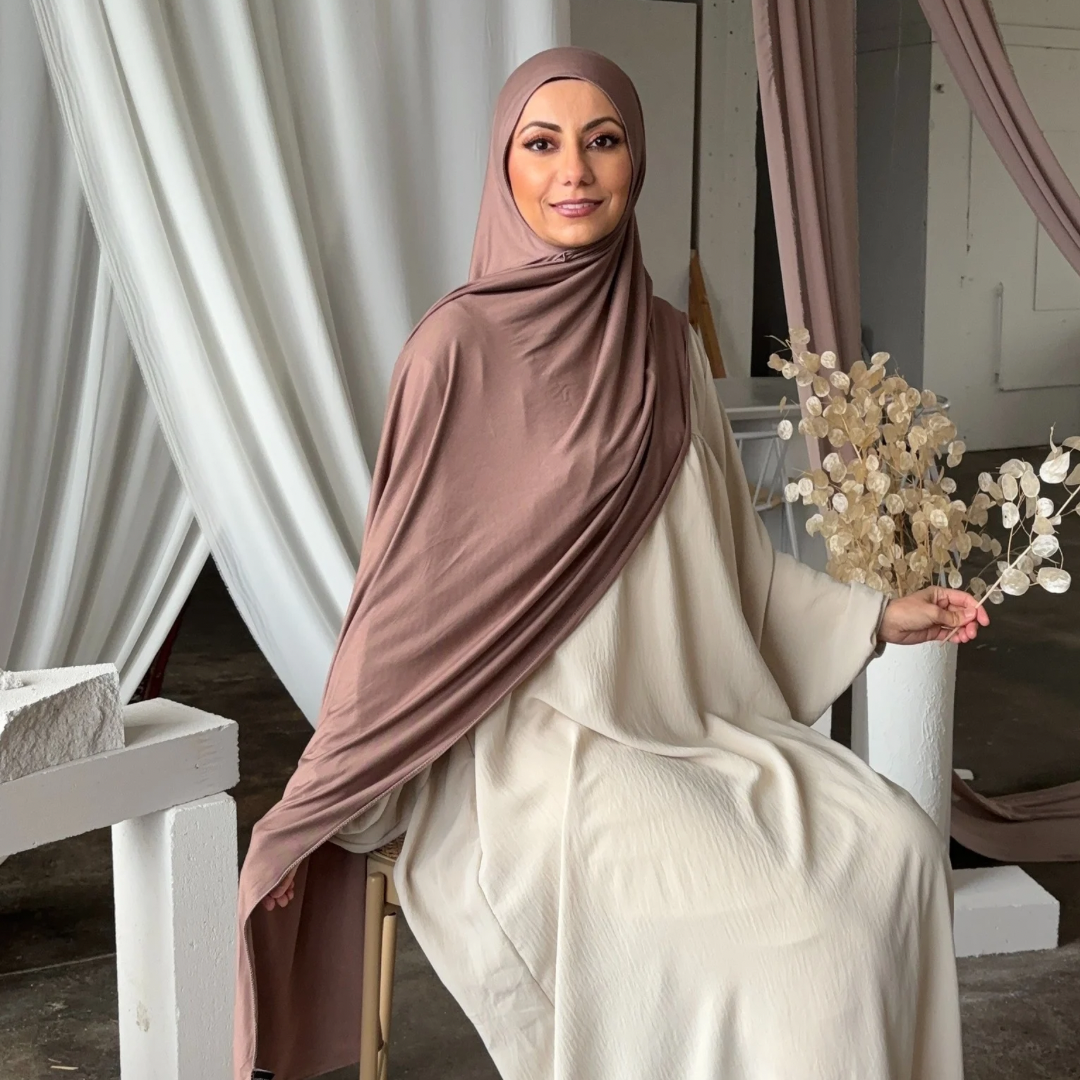 Jersey Hijab Mocca