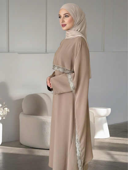 Rania Spitzen Cape Kleid