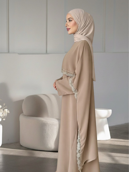 Rania Spitzen Cape Kleid