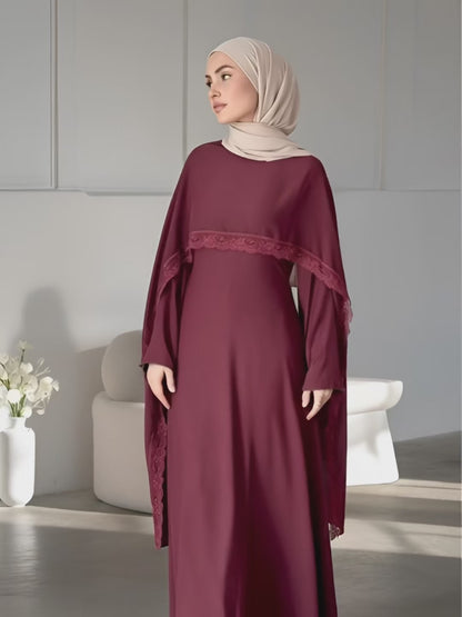 Rania Spitzen Cape Kleid